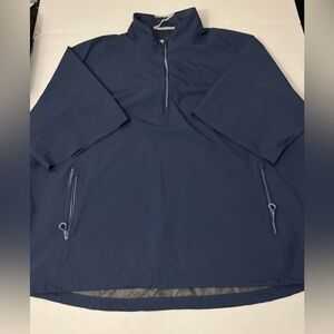 Zero Restriction Half-Sleeve Waterproof Quarter-Zip Jacket Size 4XB